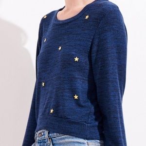 Sundry Sweater Star Navy 0